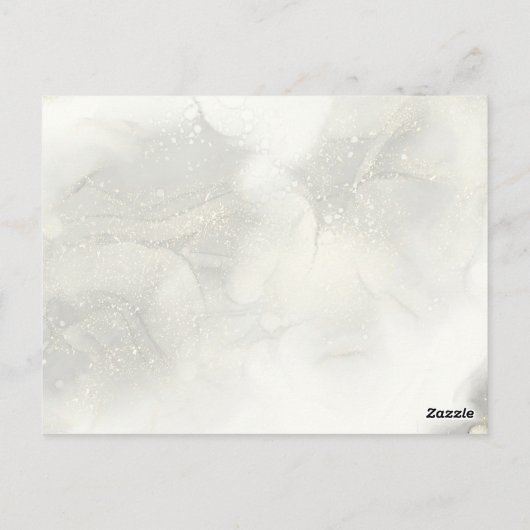 Elegante neon goud roze marmer Sweet 16th Birthday Briefkaart (Achterkant)