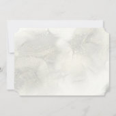 Elegante neon goud roze marmer Sweet 16th Birthday Kaart (Achterkant)