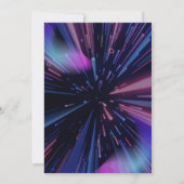 Elegante neon Gouden roze retro Sweet 16th Birthda Kaart (Achterkant)