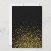 Elegante neon roze retro Gold Sweet 16th Birthday Kaart (Achterkant)