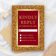 Elegante Nep Goud Folie Glitter Kastanjebruine Rod
