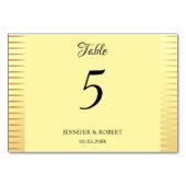 Elegante nep-gouden sjabloon handgeschreven script kaart (Achterkant)