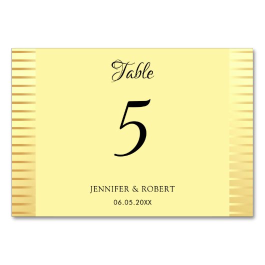 Elegante nep-gouden sjabloon handgeschreven script kaart (Voorkant)