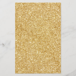 Elegante nepgoud glitters flyer
