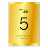 Elegante nepgouden handgeschreven scriptsjabloon kaart (Achterkant)