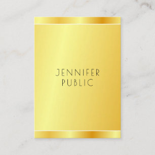 Elegante Nepgouden Moderne Professionele Template Visitekaartje
