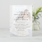 Elegante nepsuffect overlay foto bruiloft I Kaart (Staand voorkant)