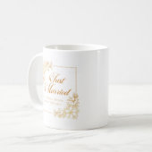 Elegante Net Getrouwd Bruiloft | Mok (Voorkant links)