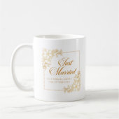 Elegante Net Getrouwd Bruiloft | Mok (Links)