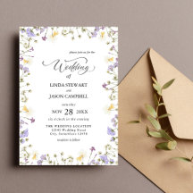 Elegante Neutrale Aquarel Bloemige Bruiloft