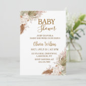 Elegante Neutrale Boho Bloemenkraam Kaart (Staand voorkant)