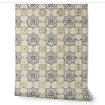 | Elegante Neutrale Damast Geometrisch Patroon