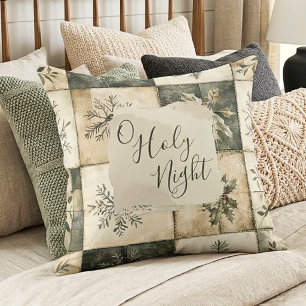 Elegante Neutrale Heilige Nacht Kerst Dekbed Patro Kussen