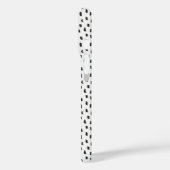 Elegante Neutrale Kwaststreken Modern Zwart & Wit Case-Mate iPhone Case (Achterkant / Links)