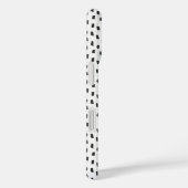 Elegante Neutrale Kwaststreken Modern Zwart & Wit Case-Mate iPhone Case (Achterkant / Rechts)
