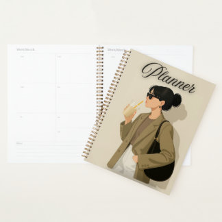 Elegante Neutrale Meisjes Planner
