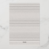 Elegante Neutrale Trouw Save The Date Script Folie Uitnodiging (Achterkant)