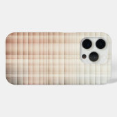 Elegante neutrale verloop Micro-Grid telefoonhoes  Case-Mate iPhone Case (Achterkant (horizontaal))