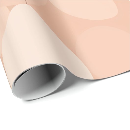 Elegante neutralen: Abstract ballonpatroon Cadeaupapier (Rol Hoek)