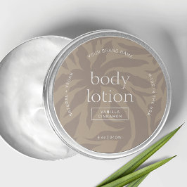 Elegante Neutrals Lotion Jar Ronde Product Label