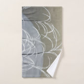 Elegante Neutrals Moderne Minimalistische Japanse  Bad Handdoek (Handdoek)