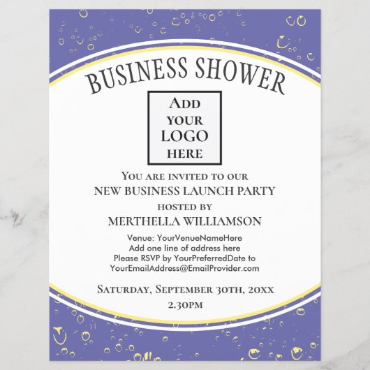 Elegante New Business LOGO Flyer (Voorkant)