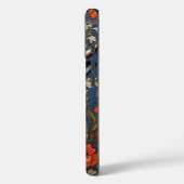 Elegante Nguni-Koe William Morris Geïnspireerd Case-Mate iPhone Case (Achterkant / Links)