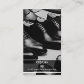 Elegante nieuwe klant korting werknemer beloning aanbevelingskaartje (Voorkant)