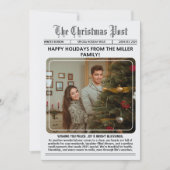 Elegante nieuwsbrief Moderne foto collage Kerstmis Feestdagenkaart (Voorkant)