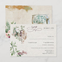 Elegante Noorse Viking-huwelijk RSVP