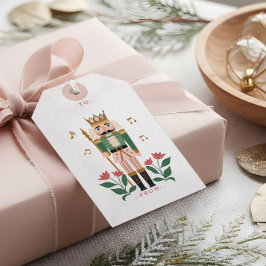 Elegante Notenkraker Ballet Speelgoed Soldaat van  Cadeaulabel