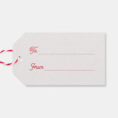 Elegante notenkraker cadeau Labels Cadeaulabel (Achterkant Horizontaal)