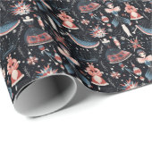 Elegante Notenkraker, Columbine Classic Cadeaupapier (Rol Hoek)