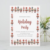 Elegante Notenkraker Kerstmis Feest Kaart (Staand voorkant)