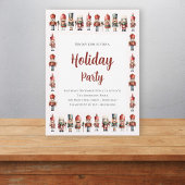 Elegante Notenkraker Kerstmis Feest Kaart