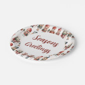 Elegante Notenkraker Kerstmis Feest Papieren Bordje (Gekanteld)