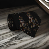 Elegante Notenkraker Soldier Black Shadow Stropdas