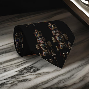 Elegante Notenkraker Soldier Black Shadow Stropdas