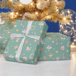 Elegante Notenkraker Verjaardagsfeestje Verpakking Cadeaupapier