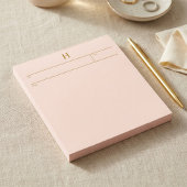 Elegante notitieblok met monogram voor haar