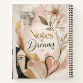 Elegante Notities & Droomendagboek Notitieboek (Achterkant)