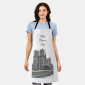Elegante Notre Dame Beste Parijse Chef Schort (Gedragen)