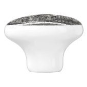 Elegante Notre Dame de Paris Retro Keramische Knop (Zijkant)