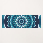 Elegante Oceaan Golf Mandala Yoga Mat (Voorkant (horizontaal))
