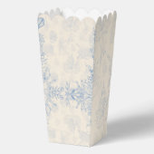 Elegante oceaanblauwe toile bedankdoosjes (Voorkant)