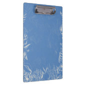 Elegante oceaanblauwe toile klembord (Rechts)