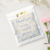 Elegante oceaanblauwe toilettas Favoriet Tassen Bedankzakje (Gezegeld)