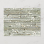 elegante oceaanschelpen strand save the date aankondigingskaart (Achterkant)