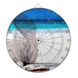 Elegante Ocean Coastal Shells Beach Dartbord