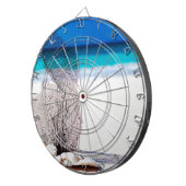 Elegante Ocean Coastal Shells Beach Dartbord (Voorkant Rechts)